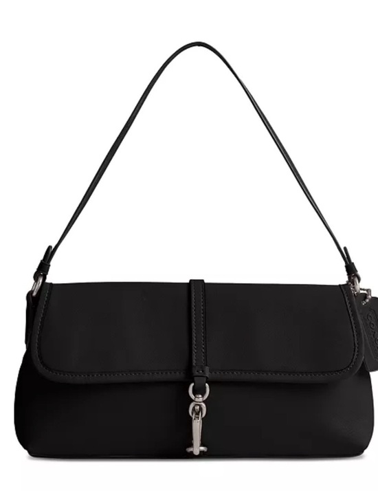 Coach Handbags - Coach Hamptons small black leather shoulder bag